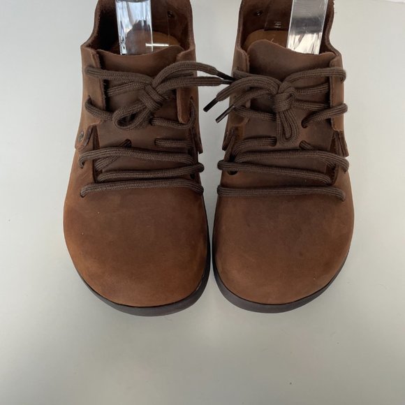 Birkenstock Montana Natural Leather Shoes Brown 5 - Picture 4 of 11